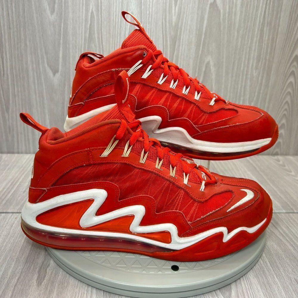 Nike Air Max 360 Diamond Griffey Red Leather Athletic Sneaker Shoes Mens Sz 9.5
